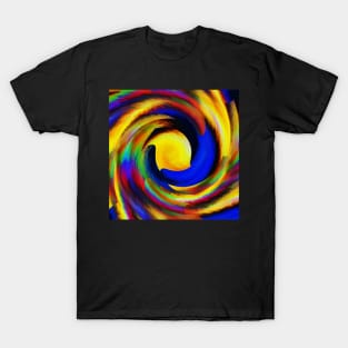 A colorful whirl T-Shirt